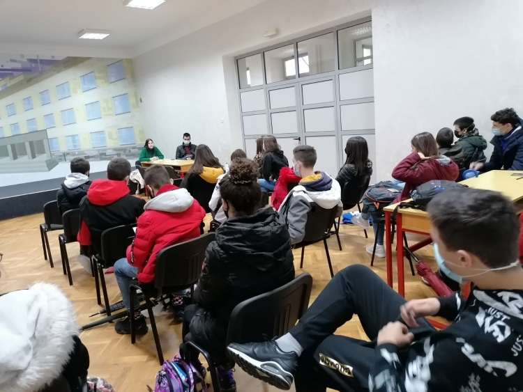 Info sesija u JU Gimnaziji na Cetinju